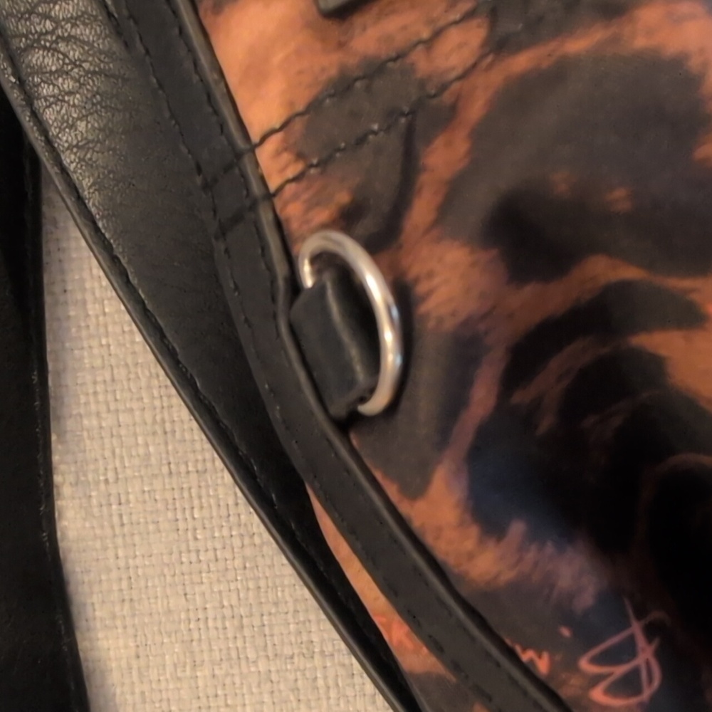 b. makowssky Black Hobo Bag Euc - Picture 6 of 13